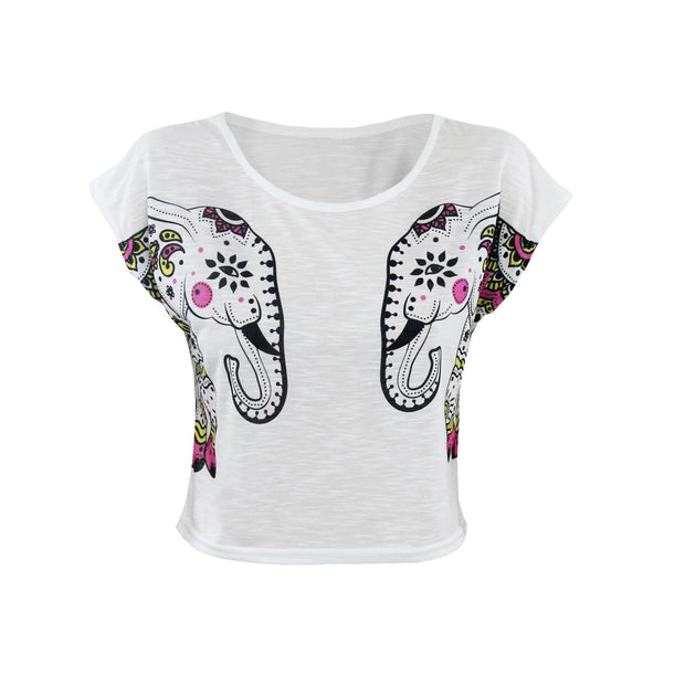 T-Shirt con Stampa Donna - 6175