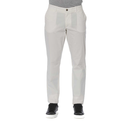 Trussardi Pantaloni chino uomo -Bianco
