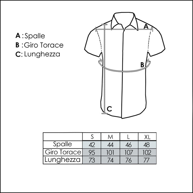 Camicia Manica Corta Uomo - 2436