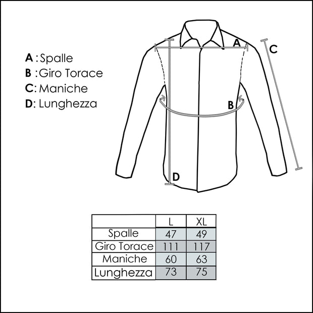 Camicia Manica Lunga a Righe Uomo - 2438