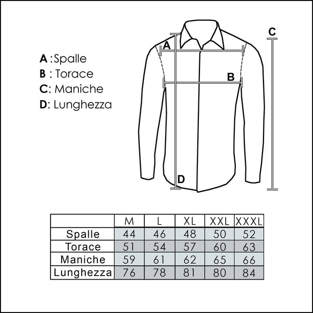 Camicia Manica Lunga Classica Uomo - 2455