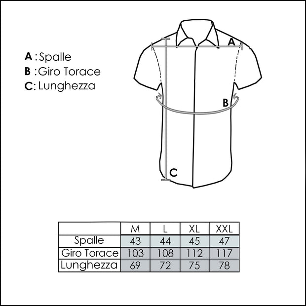 Camicia Maniche Corte Lino Uomo - 2473
