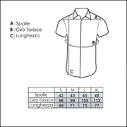 Camicia Maniche Corte Slim Uomo - 2474