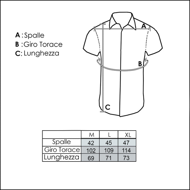 Camicia Manica Corta Uomo - 2482