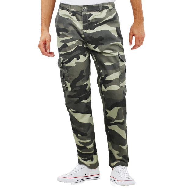 Pantalone Mimetico Cargo Uomo - 3802