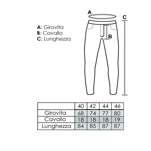 Pantaloni 5 Tasche Slim Donna - 3885