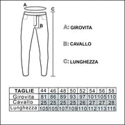 Pantaloni 5 Tasche Uomo Felpato  - 3918