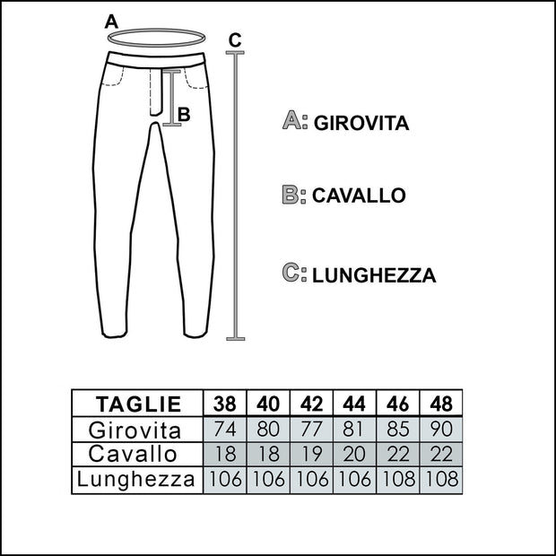 Jeans 5 Tasche Donna - 3941