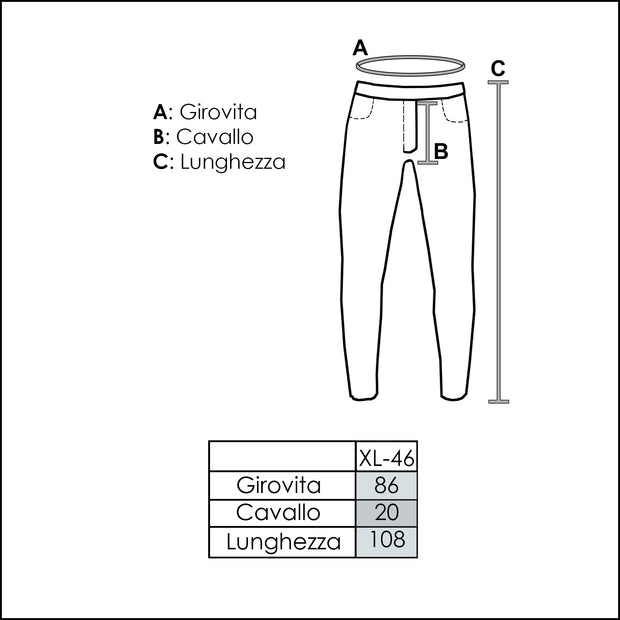 Pantaloni con Cintura Tinta Unita Donna - 3951