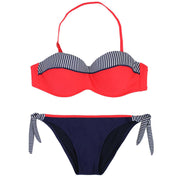 Costume da Bagno Bikini Bicolore Donna - 5312