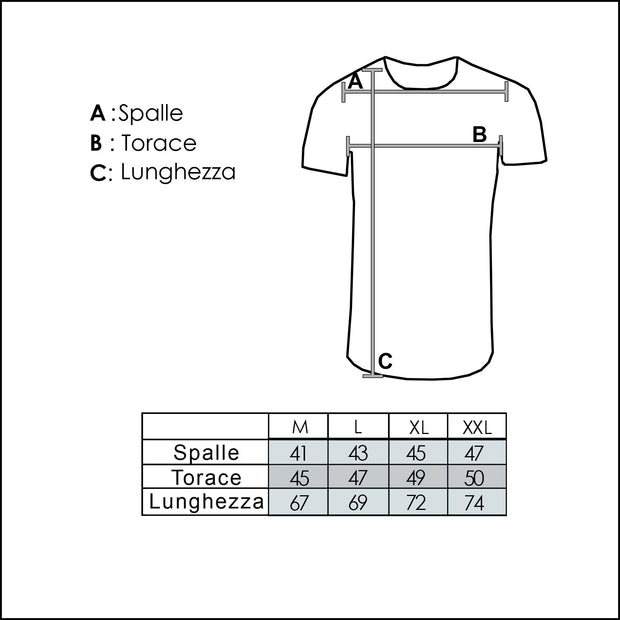 T-Shirt a Righe Uomo - 6399