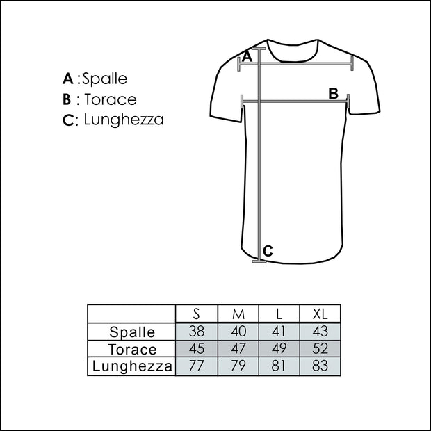 T-shirt Lunga Uomo - 6438