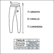 Pantaloni con Pences 3/4 Donna - 8078