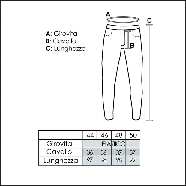 Pantaloni Chino Spigati Uomo - 8098