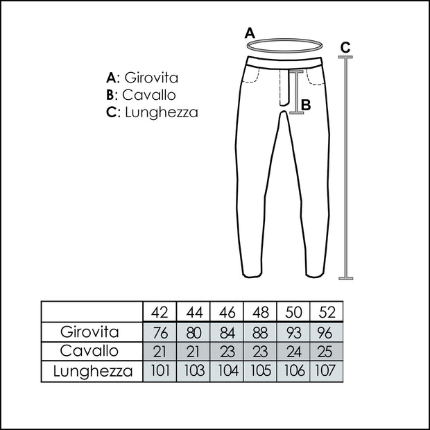 Pantaloni Chino Slim Uomo - 8116P